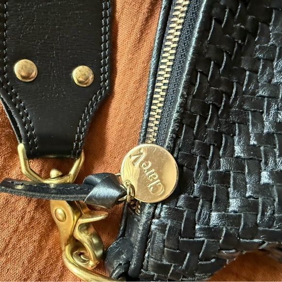 Clare V Black Woven Hobo Bag - Picture 2 of 6